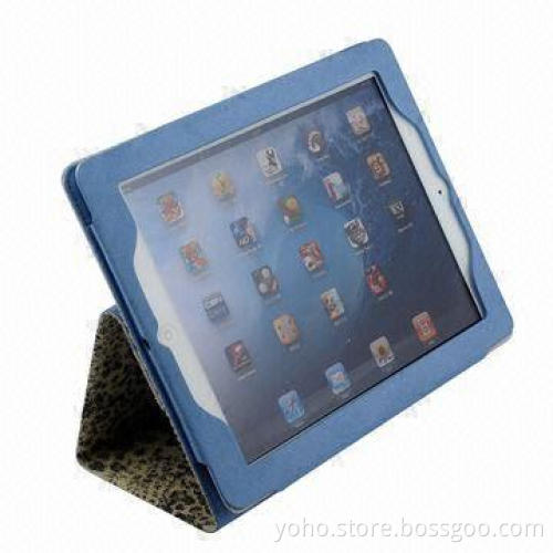 Bead Leather Case for New iPad, with Eco-friendly Material/Classic Design, Any Degree to Choose
